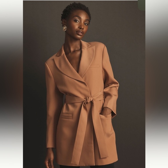 Anthropologie Jackets & Blazers - NWT Anthropologie Mare Mare Classic Tie Blazer Jacket Size Large - Extra Large